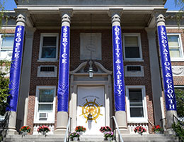 Photo of the building. Links to Gifts of Life Insurance.